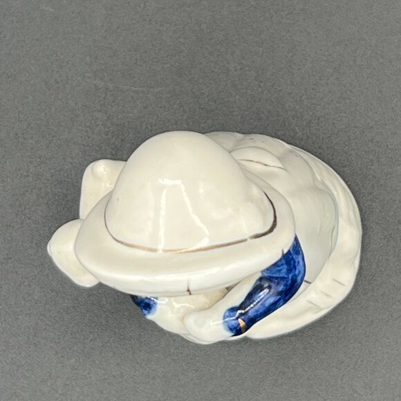 Vintage 1960s Mary Had A Little Lamb Bisque Figurine - Picture 6 of 7